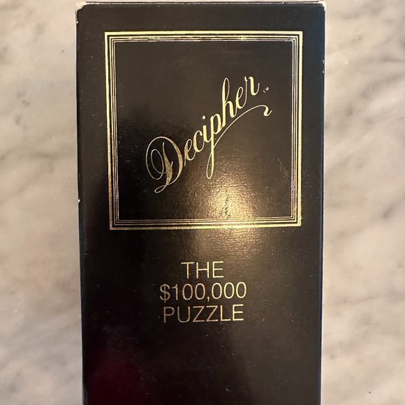 Vintage Decipher Jigsaw Puzzle, The $100,000 Puzzle, 2 Sided, 1st Edition, 1983 - Picture 2 of 10